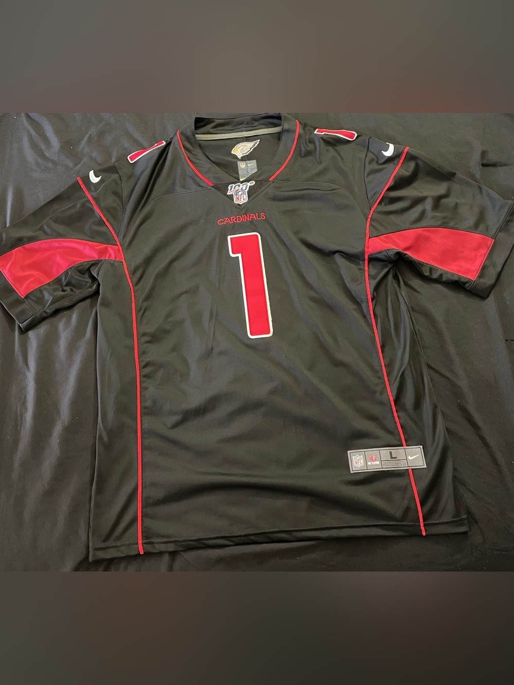 Nike Men’s NFL Arizona Cardinals Kyler Murray Black & Red 2019 Alternate Jersey